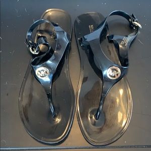 Black Michael Kors Sandals